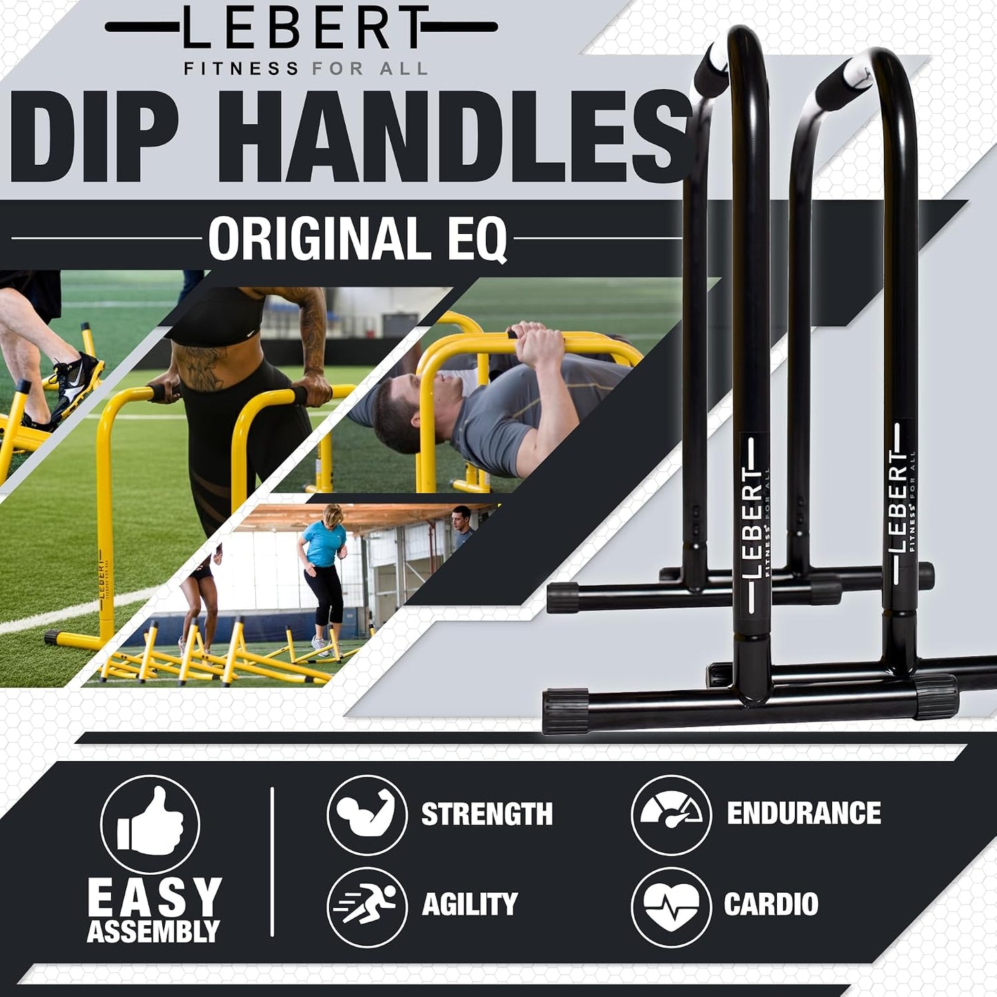 Lebert Equalizer Total Body Strengthener – Dip Station - Standard & XL