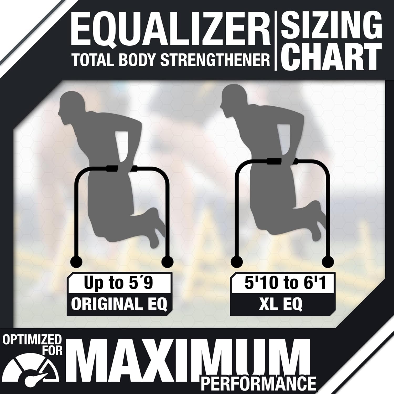 Lebert Equalizer Total Body Strengthener – Dip Station - Standard & XL