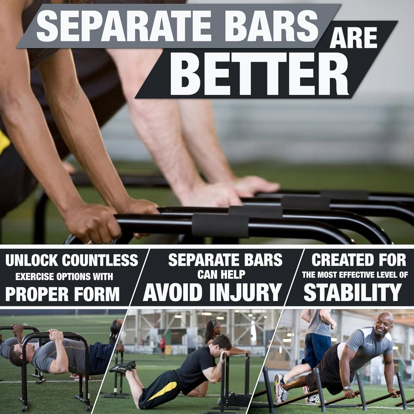 Lebert Equalizer Total Body Strengthener – Dip Station - Standard & XL